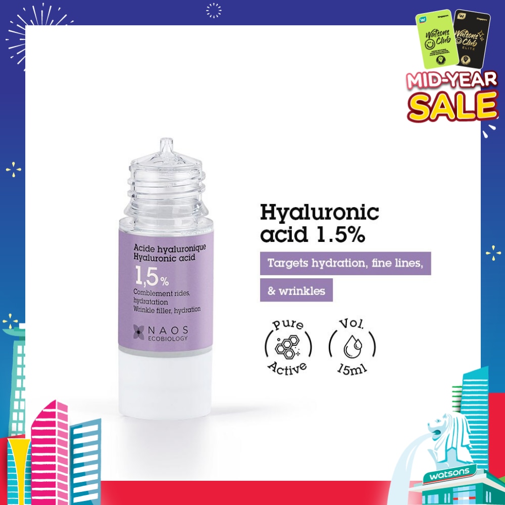 Hyaluronic Acid 1.5% Serum (Target Dehydration + Fine Lines & Wrinkles) 15ml
