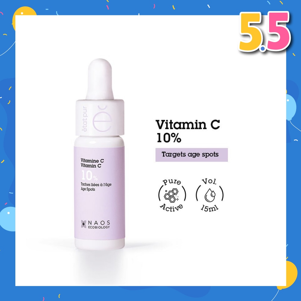 Vitamin C 10% Serum (Target Age Spots + Dark Spots & Hyperpigmentation) 15ml