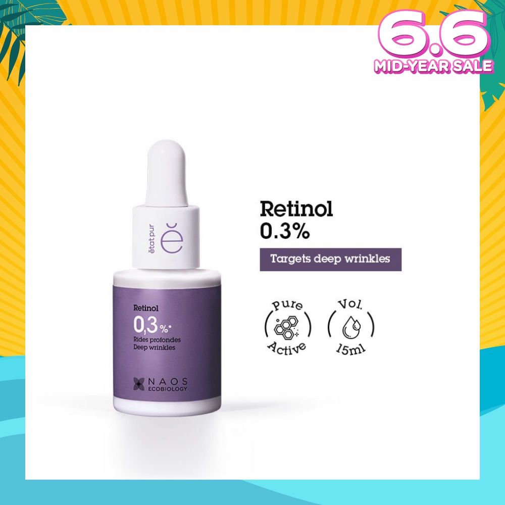 Retinol 0.3% (Target Deep Wrinkles & Signs of Ageing) 15ml