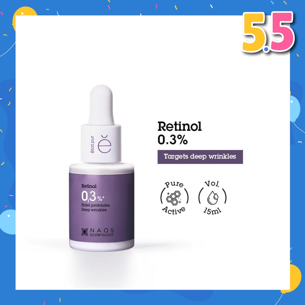 Retinol 0.3% (Target Deep Wrinkles & Signs of Ageing) 15ml