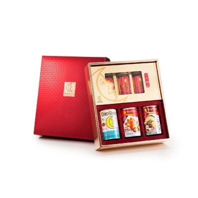 NEW MOON [CNY] Premium Gift Packset consists New Zealand Abalone + Razor Clam + Fish Maw Soup + Bird's Nest 3s