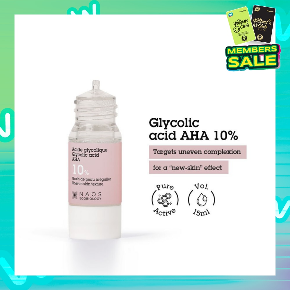 Glycolic Acid 10% Skin Renewal AHA Serum 15ml (Expiry: May`2026)
