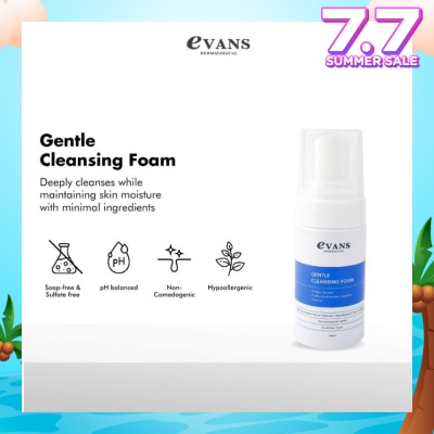 EVANS Dermalogical Gentle Cleansing Foam 100ml