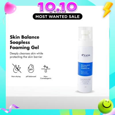 EVANS Dermalogical Skin Balance Soapless Foaming Gel 100ml image