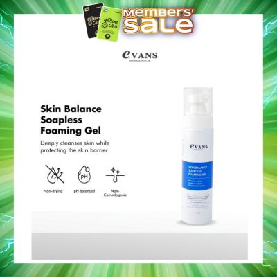 EVANS - Dermalogical Skin Balance Soapless Foaming Gel 100ml
