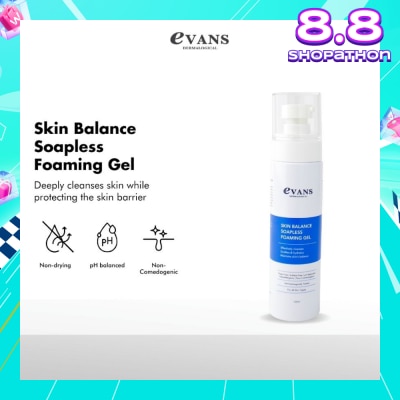 EVANS Dermalogical Skin Balance Soapless Foaming Gel 100ml