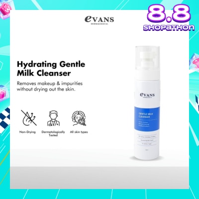 EVANS Dermalogical Gentle Milk Cleanser 100ml