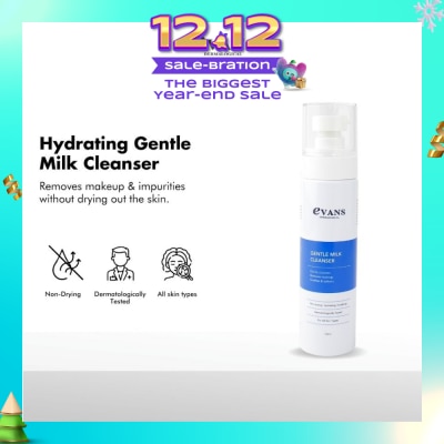 EVANS Dermalogical Gentle Milk Cleanser 100ml