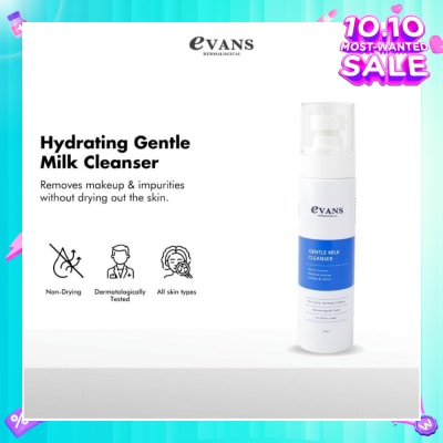 EVANS Dermalogical Gentle Milk Cleanser 100ml