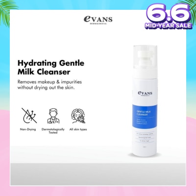 EVANS Dermalogical Gentle Milk Cleanser 100ml