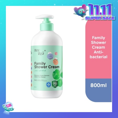 BZU BZU Family Shower Cream (Anti Bacterial) 800ml
