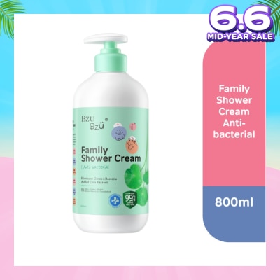 BZU BZU Family Shower Cream (Anti Bacterial) 800ml