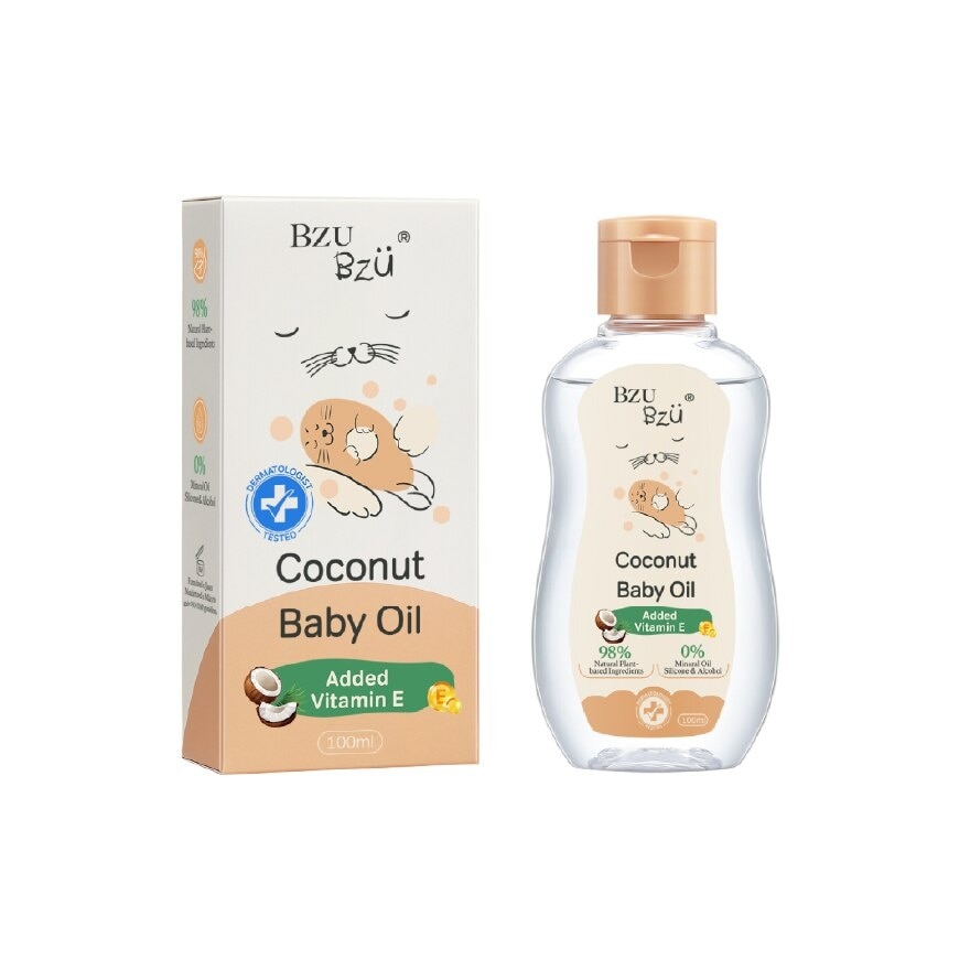 Coconut Baby Oil (Safe For Baby And Kids With Sensitive Skin) 100ml