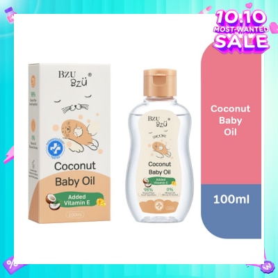 BZU BZU Coconut Baby Oil (Safe For Baby And Kids With Sensitive Skin) 100ml