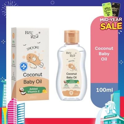 BZU BZU Coconut Baby Oil (Safe For Baby And Kids With Sensitive Skin) 100ml