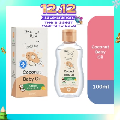 BZU BZU Coconut Baby Oil (Safe For Baby And Kids With Sensitive Skin) 100ml