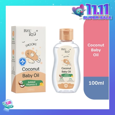 BZU BZU Coconut Baby Oil (Safe For Baby And Kids With Sensitive Skin) 100ml