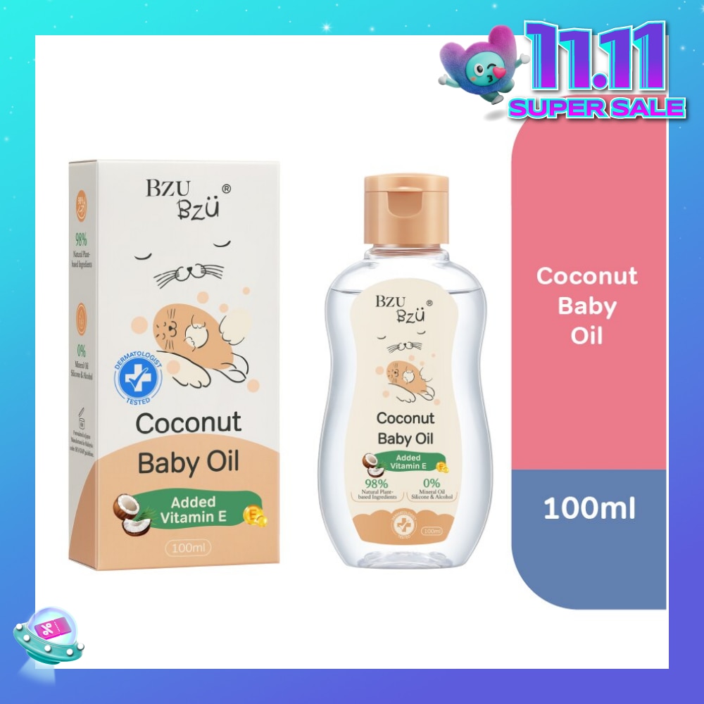 Coconut Baby Oil (Safe For Baby And Kids With Sensitive Skin) 100ml