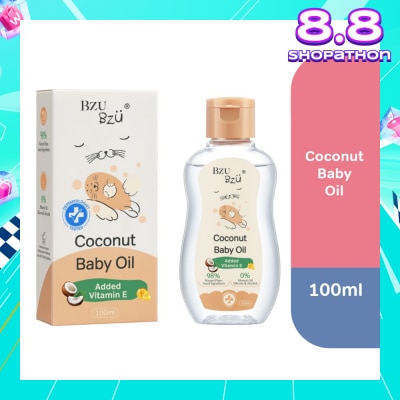 BZU BZU Coconut Baby Oil (Safe For Baby And Kids With Sensitive Skin) 100ml