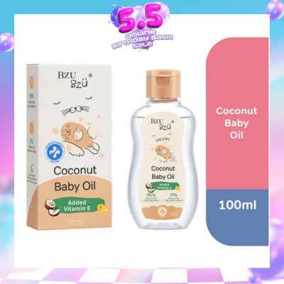 BZU BZU - Coconut Baby Oil (Safe For Baby And Kids With Sensitive Skin) 100ml