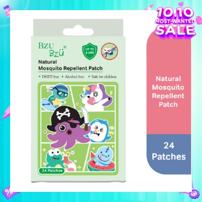 BZU BZU Mosquito Repellent Patch (Up To 6 Hours Of Protection) 24s