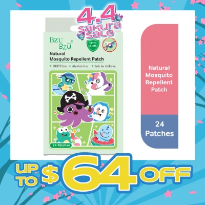 BZU BZU - Mosquito Repellent Patch (Up To 6 Hours Of Protection) 24s