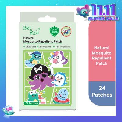 BZU BZU Mosquito Repellent Patch (Up To 6 Hours Of Protection) 24s
