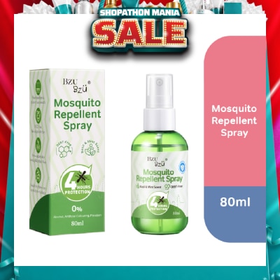 BZU BZU - Mosquito Repellent Spray (Up To 4 Hours Of Protection) 80ml