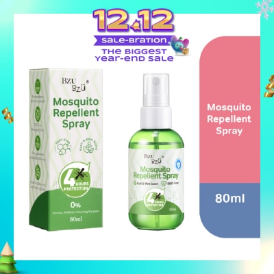 BZU BZU Mosquito Repellent Spray (Up To 4 Hours Of Protection) 80ml