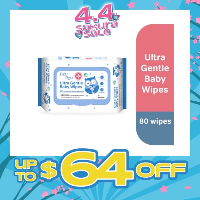 BZU BZU Ultra Gentle Baby Wipes (Safe For Face And Body) 80s