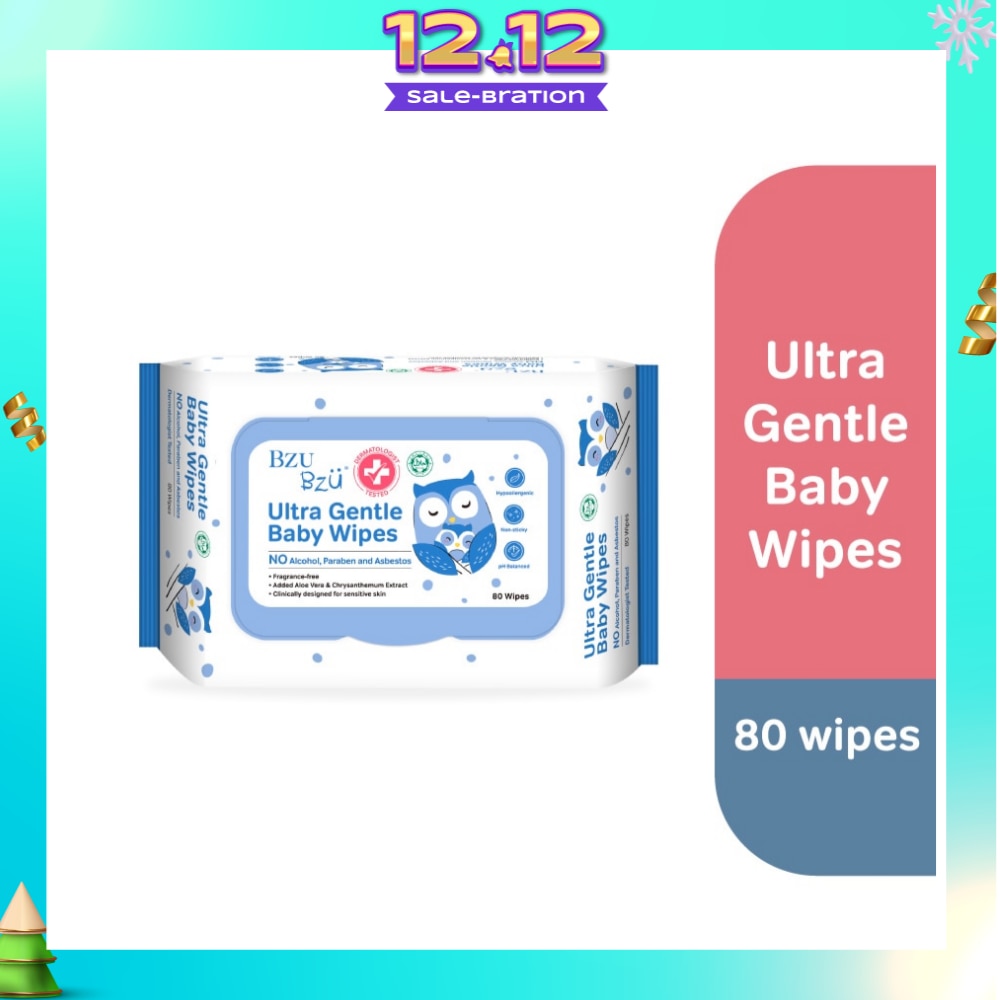 Ultra Gentle Baby Wipes (Safe For Face And Body) 80s