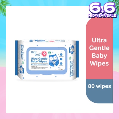 BZU BZU Ultra Gentle Baby Wipes (Safe For Face And Body) 80s