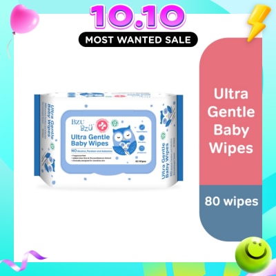 BZU BZU Ultra Gentle Baby Wipes (Safe For Face And Body) 80s image