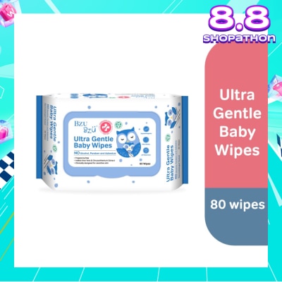 BZU BZU Ultra Gentle Baby Wipes (Safe For Face And Body) 80s