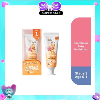 BZU BZU - Baby Toothpaste (Fruits Flavor, Designed For 0-3 Years Old) 50g image