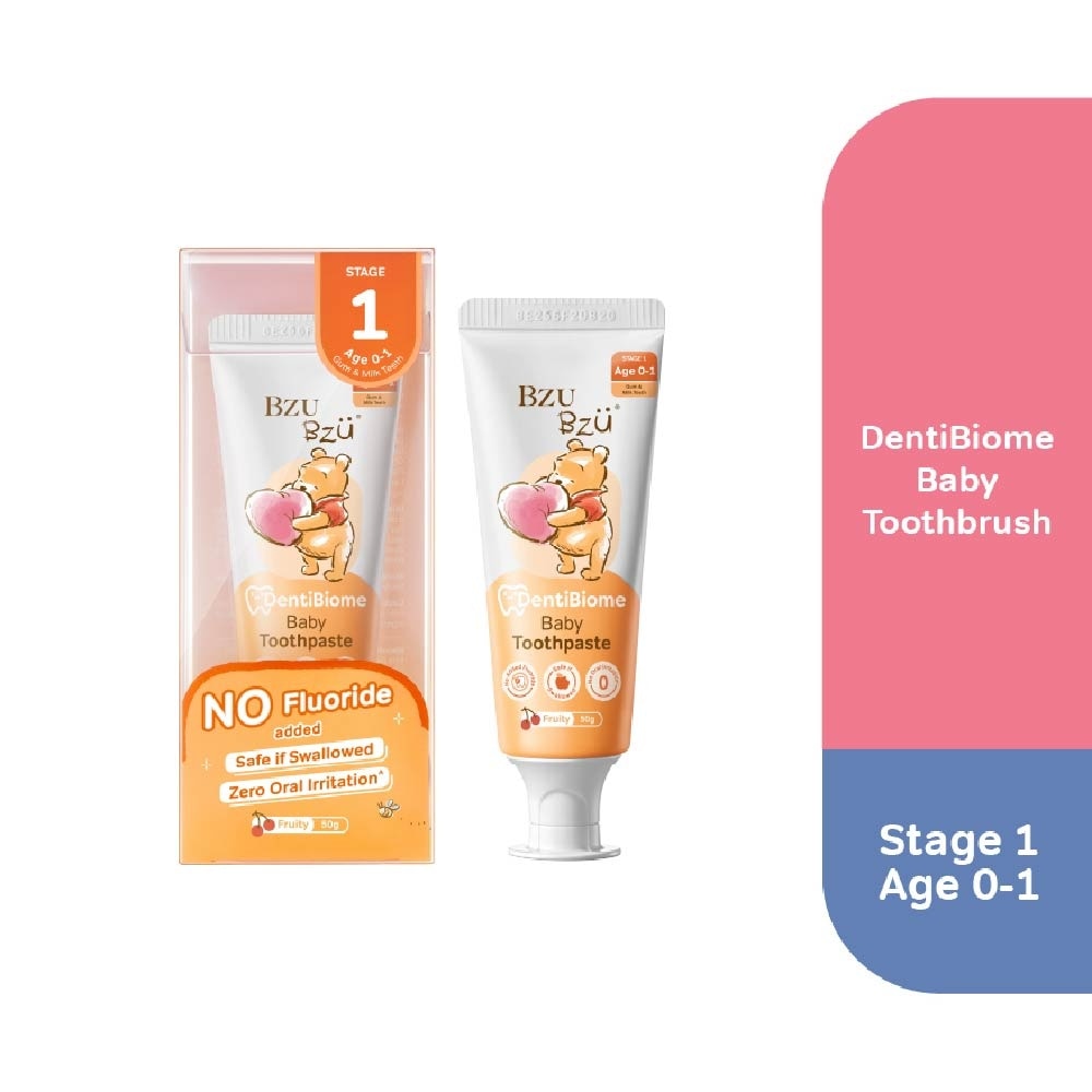 Baby Toothpaste (Fruits Flavor, Designed For 0-3 Years Old) 50g