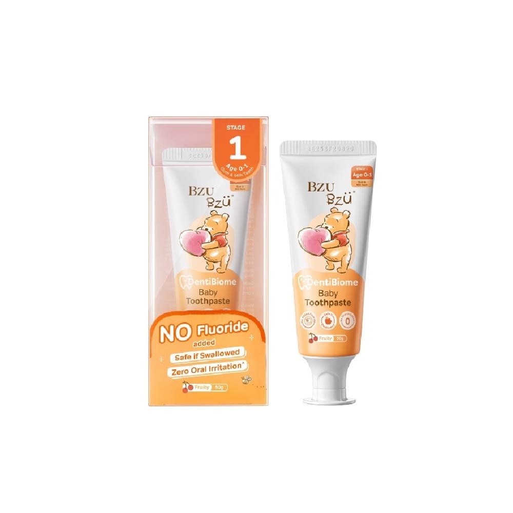 Baby Toothpaste (Fruits Flavor, Designed For 0-3 Years Old) 50g