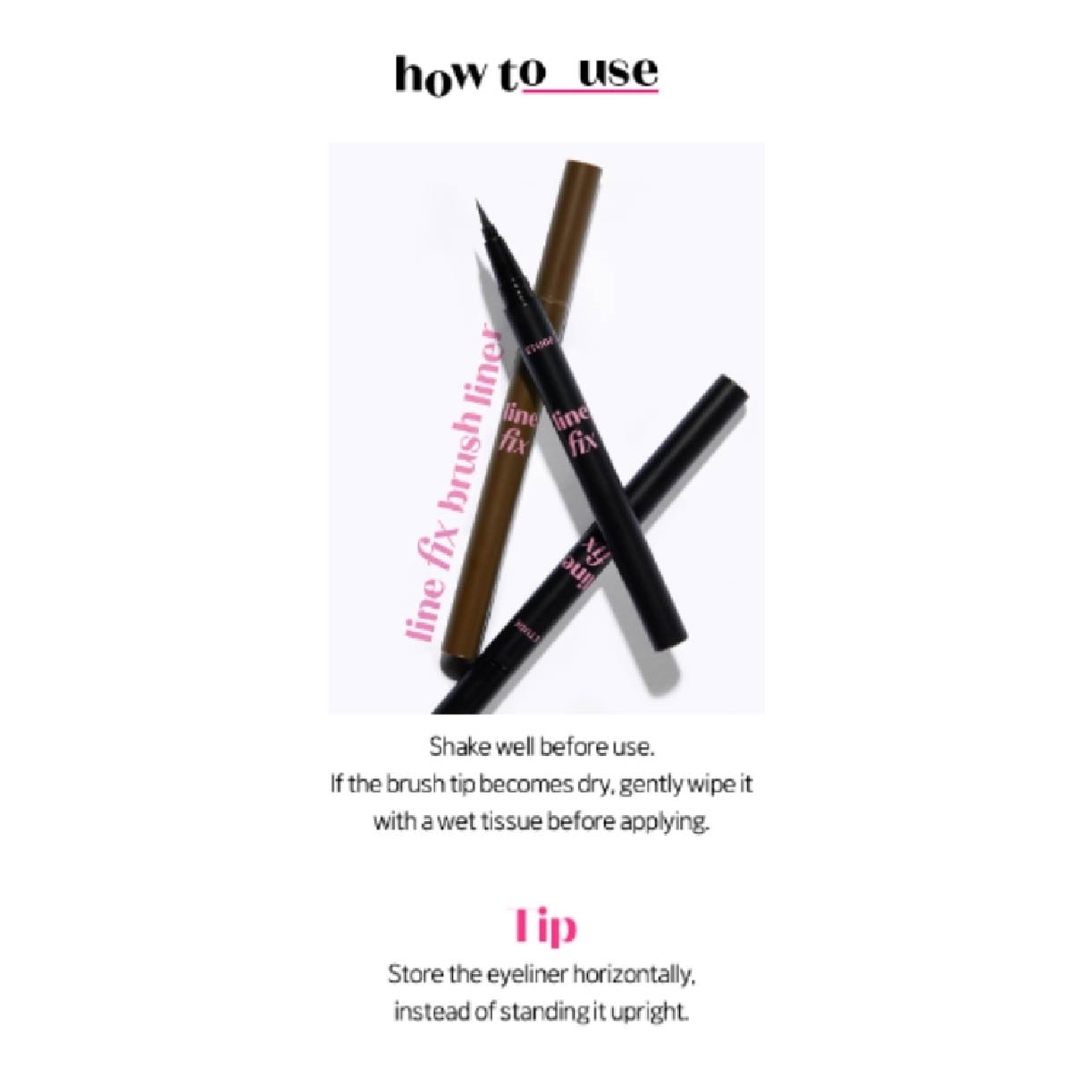 Line Fix Brush Liner (02 Brown) 0.5g