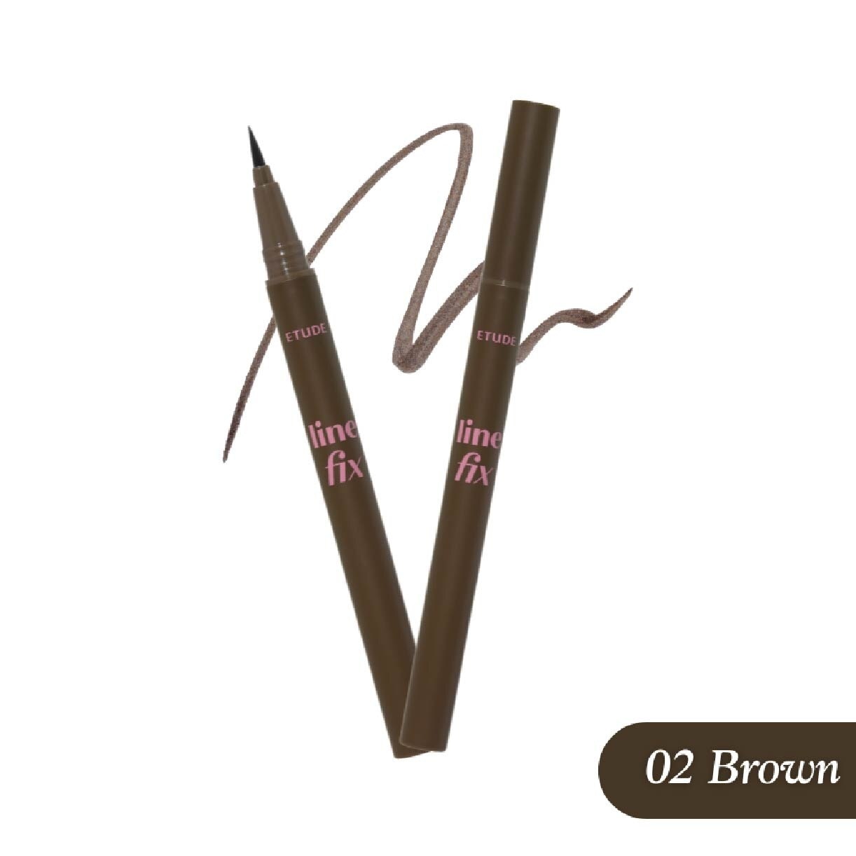 Line Fix Brush Liner (02 Brown) 0.5g