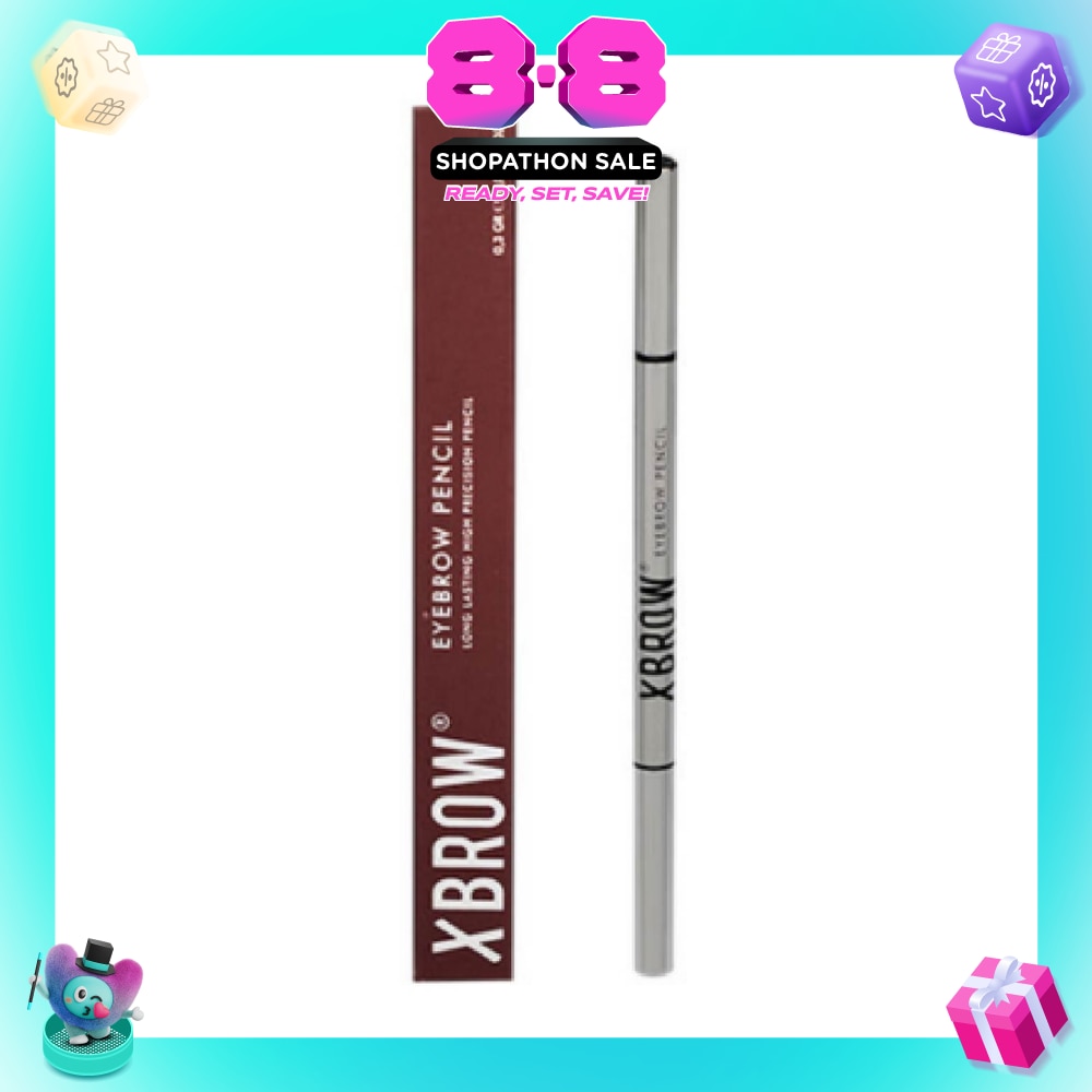 XBROW Eyebrow Pencil Dark Brown (Built in Brush + Micro Thin) 1s (Expiry: Dec`2026)