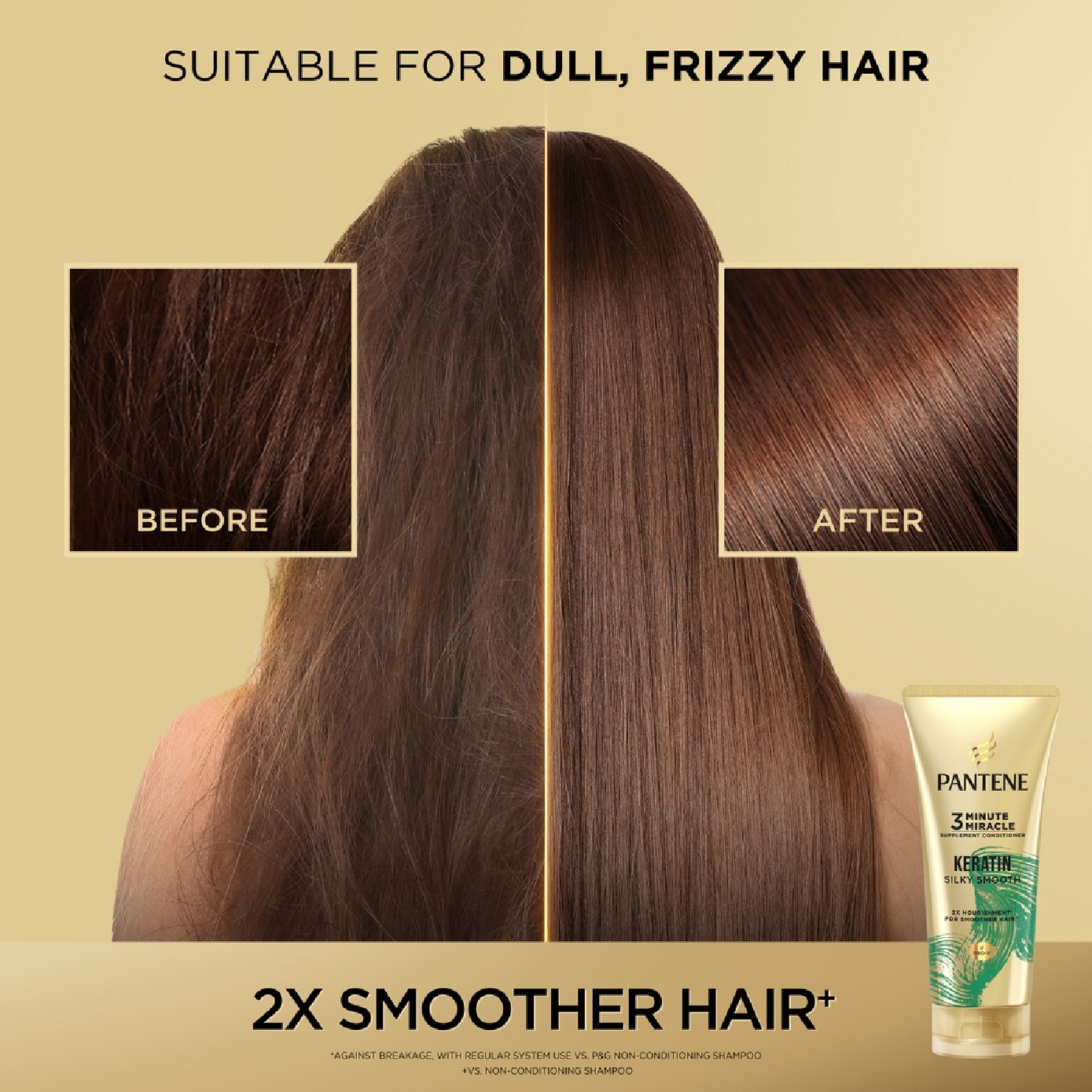 3 Minute Miracle Supplement Conditioner Keratin Silky Smooth 300ml