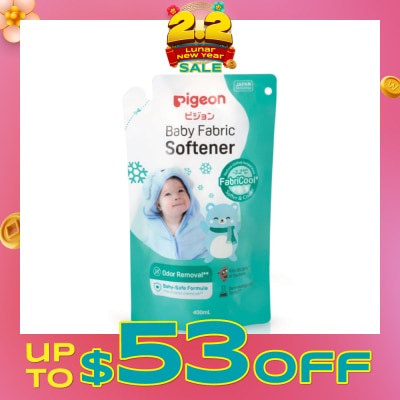 PIGEON Baby-Safe Formula Fabric Softener (Softer & Cooler) 400ml