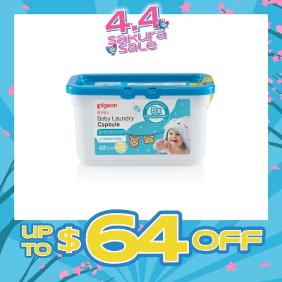 PIGEON - Baby-Safe Formula Laundry Capsule (Suitable For Newborns) 42s