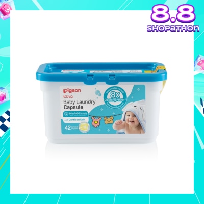 PIGEON Baby-Safe Formula Laundry Capsule (Suitable For Newborns) 42s