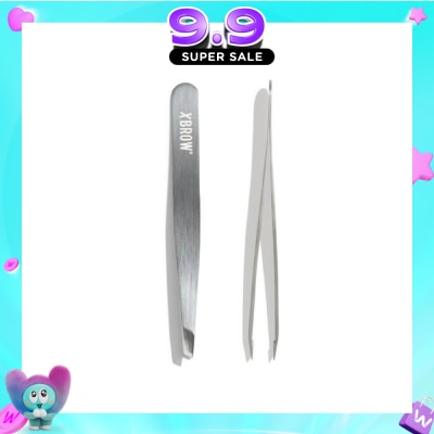 XLASH - XBROW Ultra Precision Eyebrow Tweezers Stainless Steel 1s image