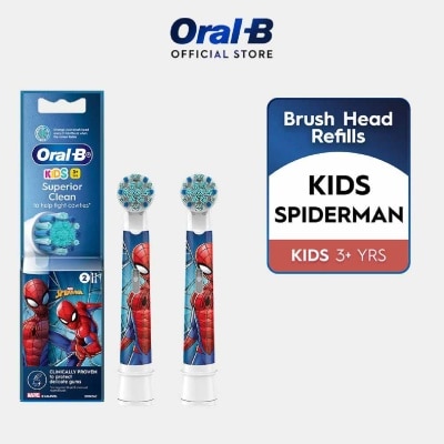ORAL-B Kids 3+ Years Spiderman Electric Brush Head Refill 2s