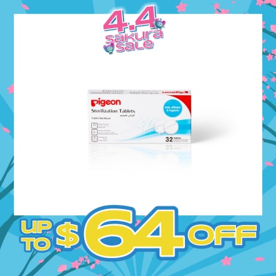 PIGEON - BABY BOTTLE STERILIZATION TABLETS