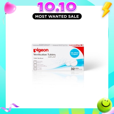 PIGEON BABY BOTTLE STERILIZATION TABLETS image