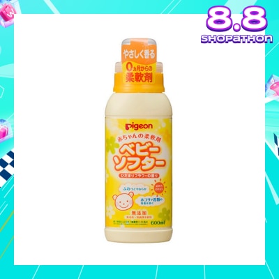 PIGEON Baby Laundry Softener with Fragrance 600ml (Expiry: Jan`2026)