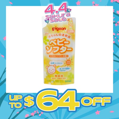 PIGEON - BABY LAUNDRY SOFTENER SCENTED 500ML REFILL (Expiry: Nov`2026)